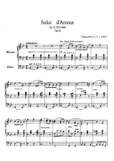Любовное приветствие, Op.12: Для органа by Эдуард Элгар