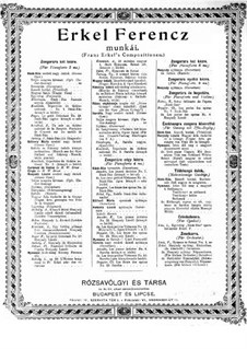 Keserű bordal: Keserű bordal by Ференц Эркель