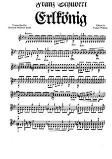 Лесной царь, D.328 Op.1: Для скрипки by Франц Шуберт