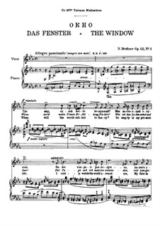 Семь песен на стихотворения А. С. Пушкина, Op.52: Сборник by Николай Метнер