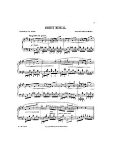 Музыкальный момент: Музыкальный момент by Филипп Шарвенка