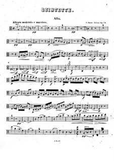 Фортепианный квинтет ля минор, Op.14: Партия альта by Камиль Сен-Санс