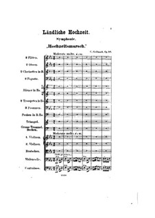 Симфония No.1 'Сельский cвадьба', Op.26: Симфония No.1 'Сельский cвадьба' by Карл Голдмарк