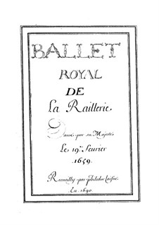 La raillerie, LWV 11: La raillerie by Жан-Батист Люлли