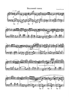 Весений танец, Ор.1 No.3: Весений танец by Rostuni