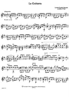 La guitarra: La guitarra by Луи Клод Дакен