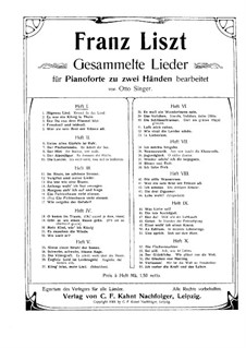 Сборник песен: Сборник by Франц Лист