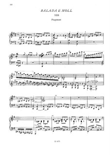 Баллада ми минор, T.70: Баллада ми минор by Бедржих Сметана