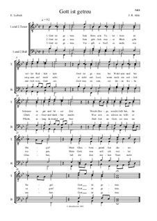 Gott ist getreu: Gott ist getreu by Иоганн Рудольф Але