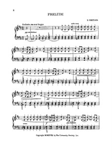 Прелюдия для фортепиано: Прелюдия для фортепиано by Бедржих Сметана