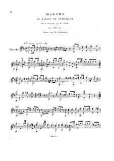 Cendrillon: Marche, for guitar by Фернандо Сор
