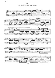 Органная тетрадь, BWV 639-644: No.40-45. Переложение для фортепиано by Иоганн Себастьян Бах