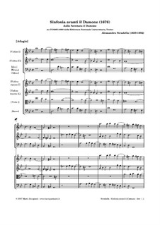 Sinfonia avanti il Damone: Sinfonia avanti il Damone by Алессандро Страделла