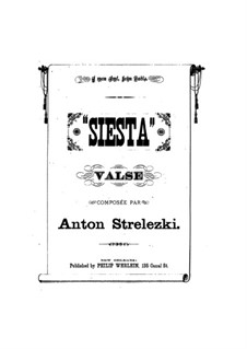 Siesta. Waltz: Siesta. Waltz by Anton Strelezki