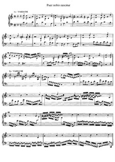 Puer nobis nascitur, D.42: Puer nobis nascitur by Ян Питерсзон Свелинк