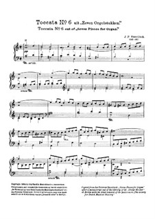 Семь пьес: Токката No.6 by Ян Питерсзон Свелинк