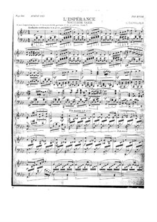 L'Espérance, Op.3: L'Espérance by Карл Таузиг