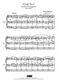 Choral in a flat major for organ, CS079 No.2: Choral in a flat major for organ by Santino Cara