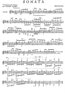 Соната для фортепиано в четыре руки ре мажор, Op.6: Рондо, для гитары by Людвиг ван Бетховен
