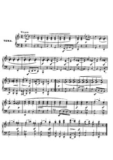 Тридцать три вариации на тему вальса А. Диабелли, Op.120: Вариации No.1-18 by Людвиг ван Бетховен