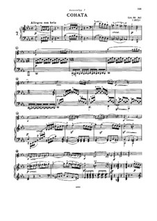 Соната для скрипки и фортепиано No.7, Op.30 No.2: Часть I by Людвиг ван Бетховен
