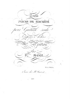 Три пьесы, Op.36: Три пьесы by Фернандо Сор