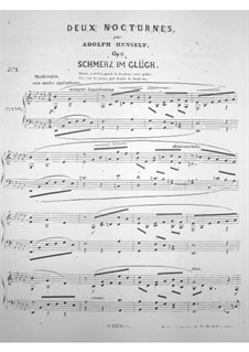 Ноктюрны, Op.6: No.1 'Schmerz im Glück' by Адольф фон Хенсельт