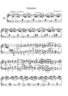 Песни без слов, Op.53: No.5 Allegro con fuoco (Folk Song) by Феликс Мендельсон-Бартольди