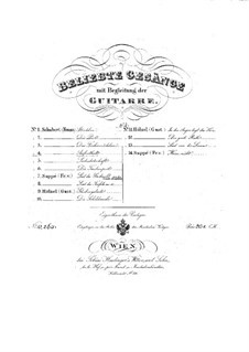 No.5 Приют: Для голоса и гитары by Франц Шуберт