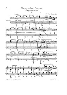 Танец No.1 соль минор: Для фортепиано by Иоганнес Брамс