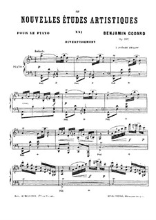 Новые артистические этюды, Op.107: No.9 by Бенжамин Годар