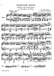 Соната для фортепиано No.1 до мажор, J.138 Op.24: Часть IV by Карл Мария фон Вебер