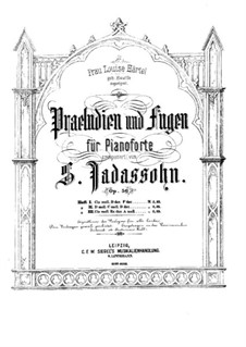 Прелюдии и фуги для фортепиано, Op.56: Прелюдии и фуги для фортепиано by Саломон Ядассон