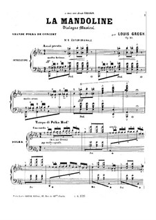 La mandoline, Op.20: La mandoline by Луи Грег