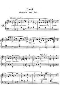 Лирические пьесы, Op.62: No.2 Благодарность by Эдвард Григ