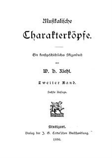 Musikalische Charakterköpfe: Band II by Wilhelm Heinrich Riehl