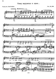 Стихотворения Фета, Брюсова, Тютчева, Op.28: No.6 by Николай Метнер