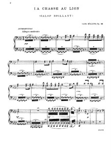 La chasse au Lion, Op.55: La chasse au Lion by Карл Коллинг