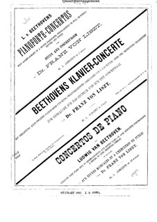 Концерт для фортепиано с оркестром No.3, Op.37: Версия для фортепиано и струнного квинтета – партии струнных by Людвиг ван Бетховен