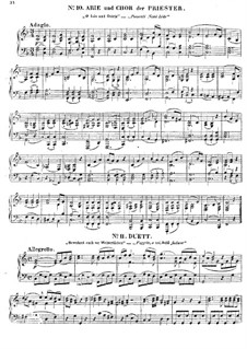 Фрагменты: Акт II No.10-21, для фортепиано by Вольфганг Амадей Моцарт