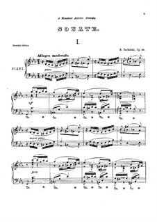 Соната для фортепиано, Op.10: Для одного исполнителя by Генрих Пахульский
