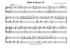 Ballo Tedesco: No.4 by Йозеф Гайдн