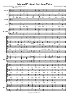 Lob und Preis sei Gott dem Vater, SWV 424: Lob und Preis sei Gott dem Vater by Генрих Шютц