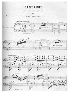 Фантазия на тему аллеманды, Op.5: Для одного исполнителя by Жозеф Лейбах