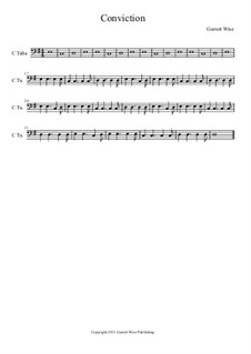 Conviction, Op.1: Партия тубы by Garrett Wise
