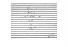 Funeral March on the Death of King Carl XV, Op.10: Партитура by Юхан Свенсен