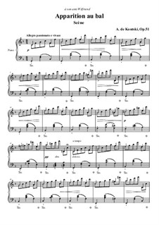 Появление на балу, Op.51: Появление на балу by Антон де Контски