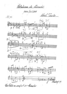 Менуэт No.70 соль мажор: Менуэт No.70 соль мажор by Педро Абриль Тирадо