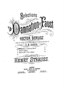 Осуждение Фауста, H.111 Op.24: Венгерский марш, для фортепиано by Гектор Берлиоз