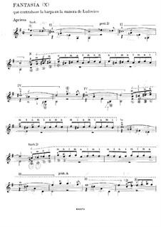 Фантазия X: Для гитары by Алонсо Мударра